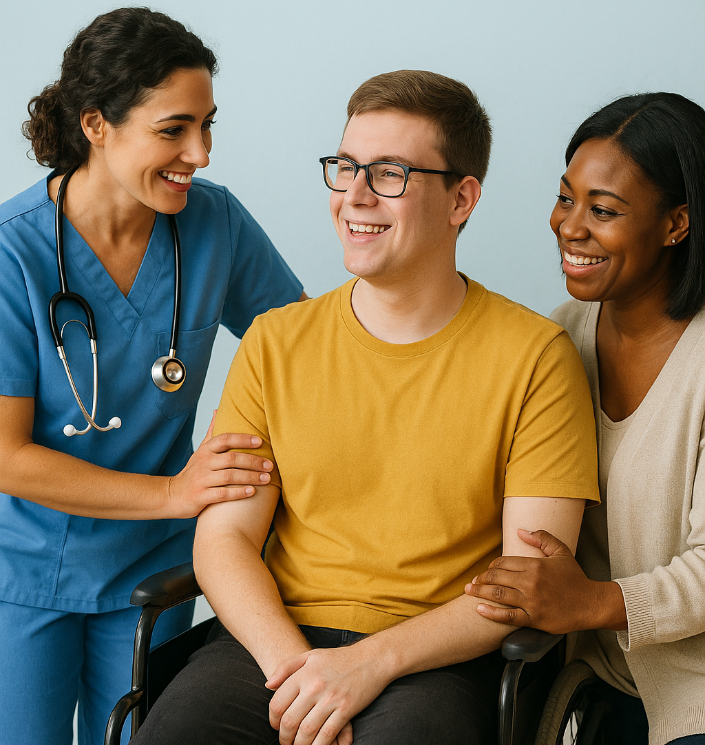 Disability support visual